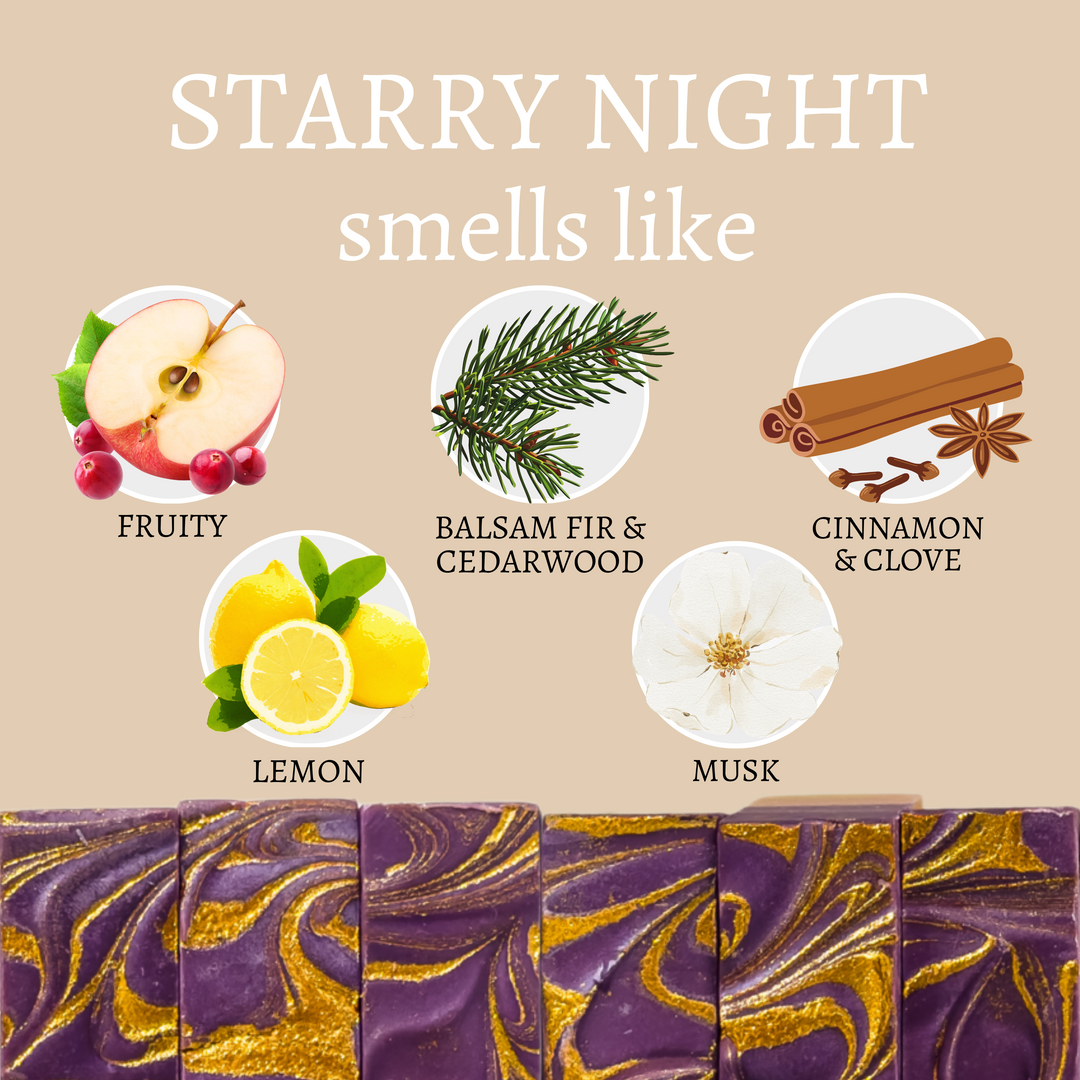 Starry Night Handmade Soap Bar