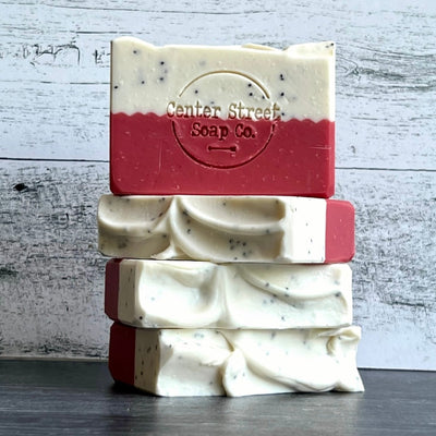 Center Street Soap Co. Red Apple Handmade Soap Bar