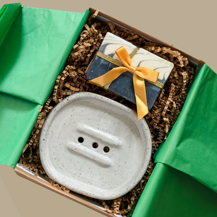 MODERN GRAY Ceramic Soap Dish