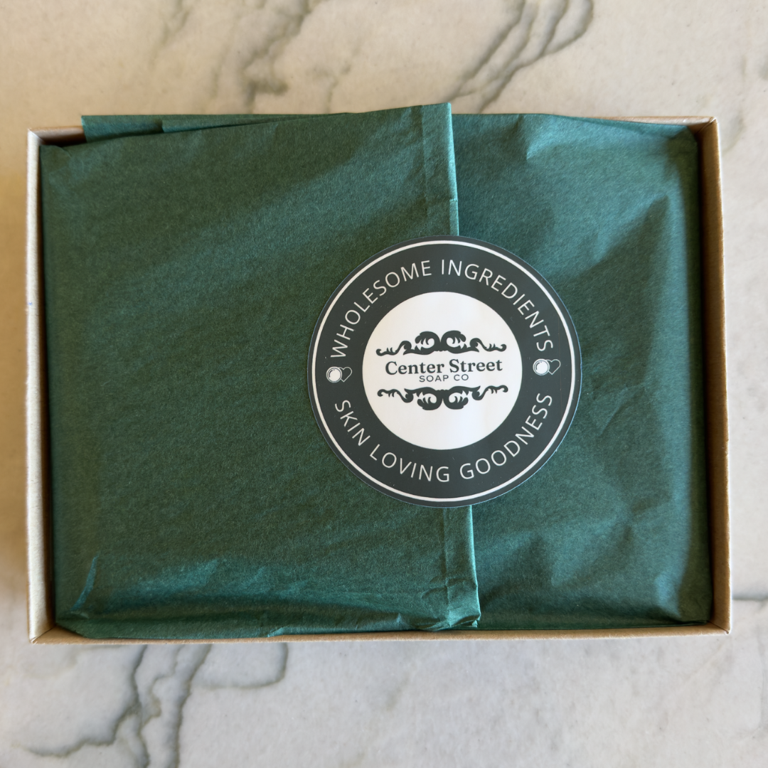 The Lumberjack Gift Box of Handmade Bar Soap by Center Street Soap Co. for Christmas