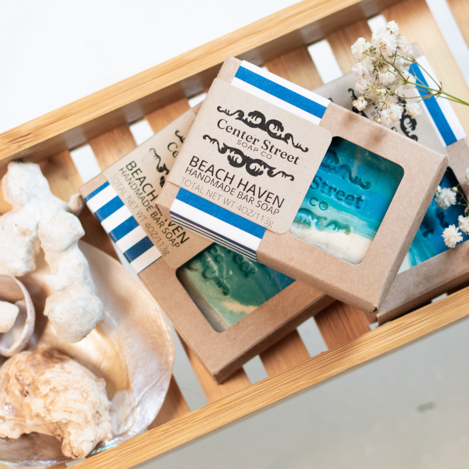 Center Street Soap Co. Beach Haven Handcrafted Soap Bar