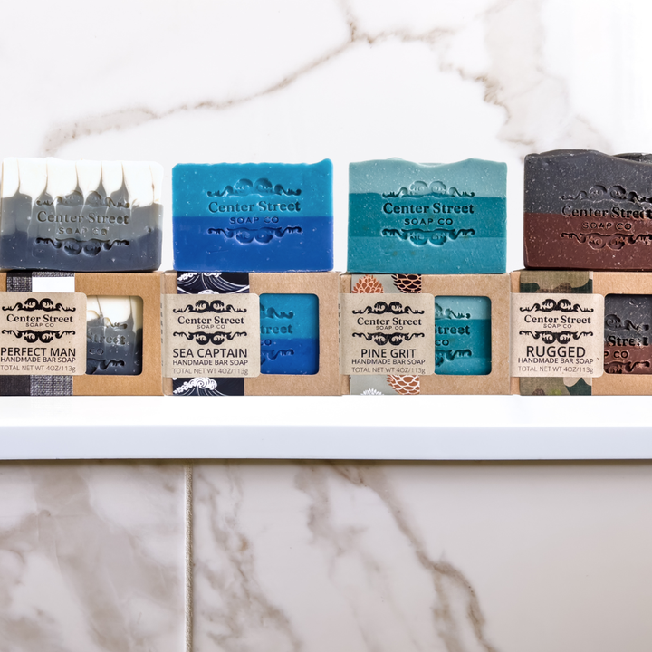 Masculine Handmade Bar Soap by Center Street Soap Co.