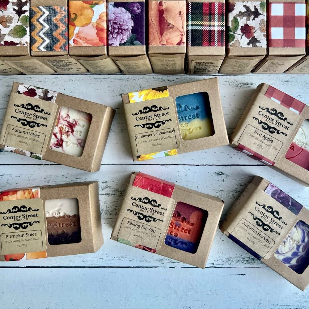 Center Street Soap Co. Fall Handmade Soap Collection