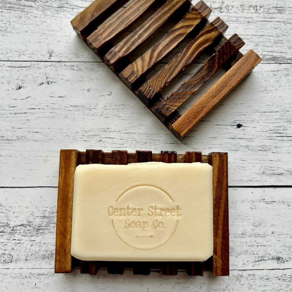 Center Street Soap Co. Wooden Soap Dish