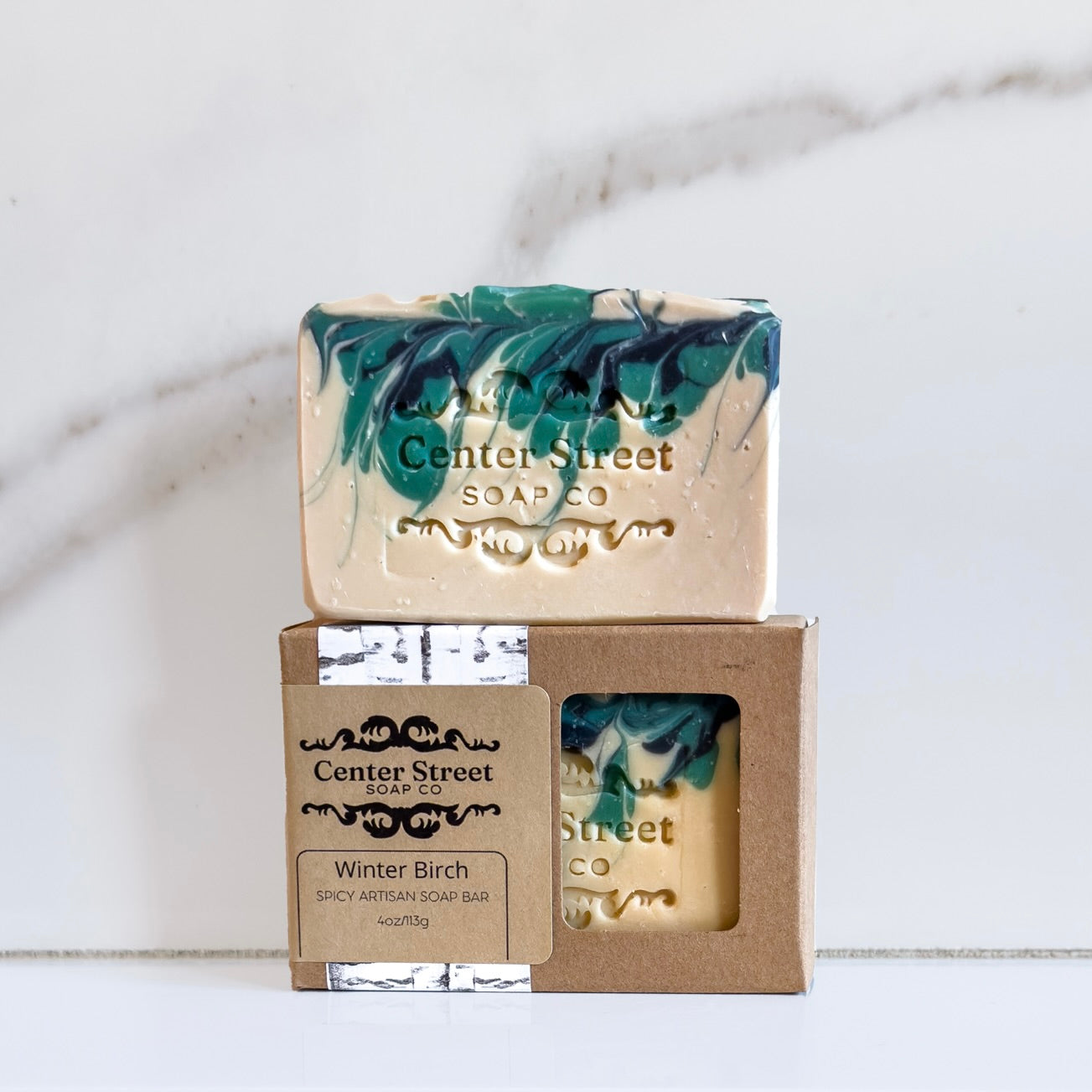 Center Street Soap Co. Winter Birch Handmade Soap Bar