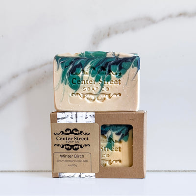 Center Street Soap Co. Winter Birch Handmade Soap Bar