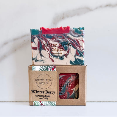 Center Street Soap Co. Winter Berry Handmade Soap Bar