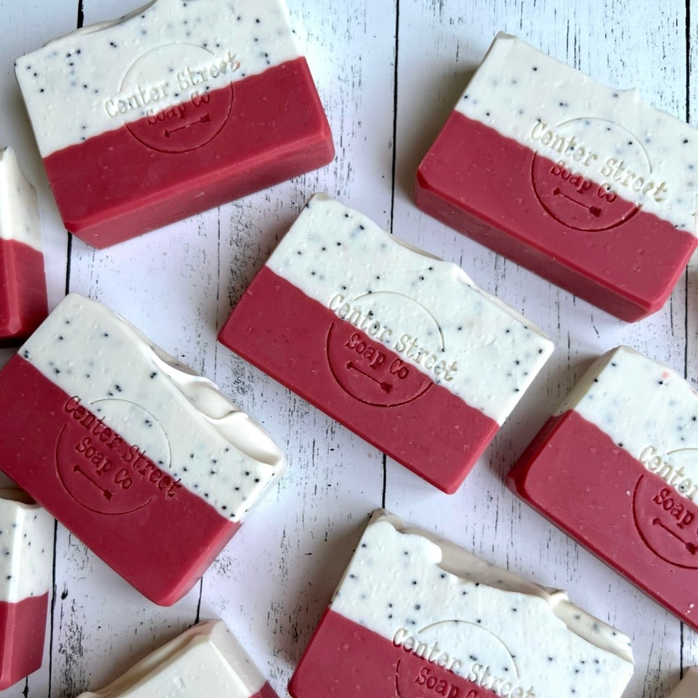 Center Street Soap Co. Red Apple Handmade Soap Bar