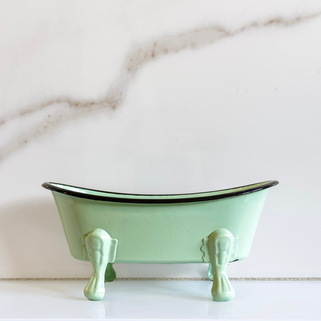 Center Street Soap Co. Green Bathtub Soap Dish