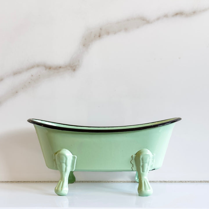 Center Street Soap Co. Green Bathtub Soap Dish