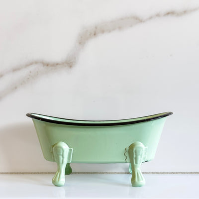 Center Street Soap Co. Green Bathtub Soap Dish