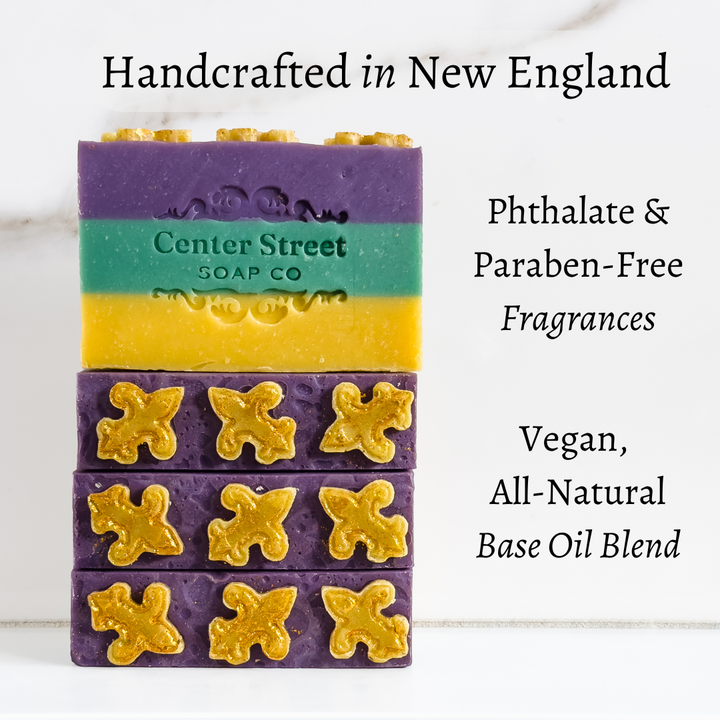 Carnival Handmade Soap Bar by Center Street Soap Co. Handcrafted in New England
