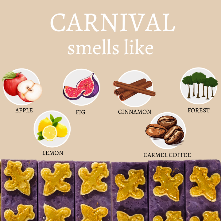 What Carnival Handmade Soap Bar Smells Like by Center Street Soap Co.