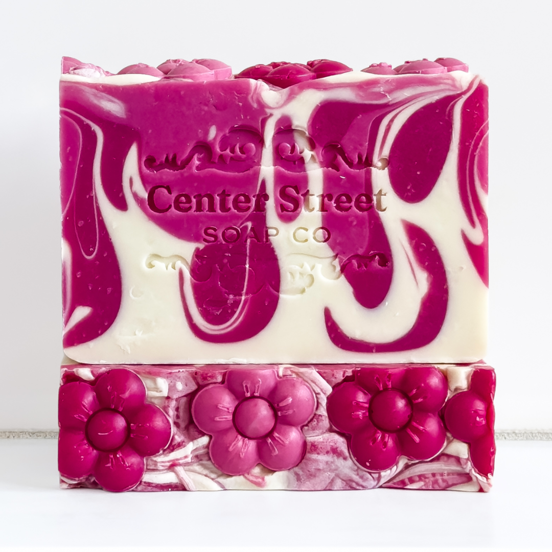 Cherry Blossom Handmade Soap Bar by Center Street Soap Co.