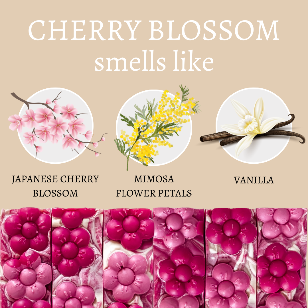What Cherry Blossom Handmade Soap Bar Smells Like by Center Street Soap Co.