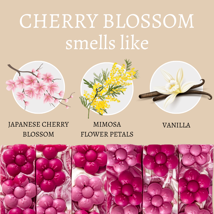 What Cherry Blossom Handmade Soap Bar Smells Like by Center Street Soap Co.