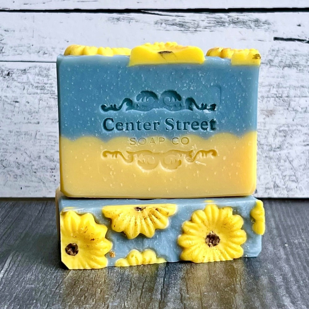 Center Street Soap Co. Sunflower Sandalwood Handmade Soap Bar