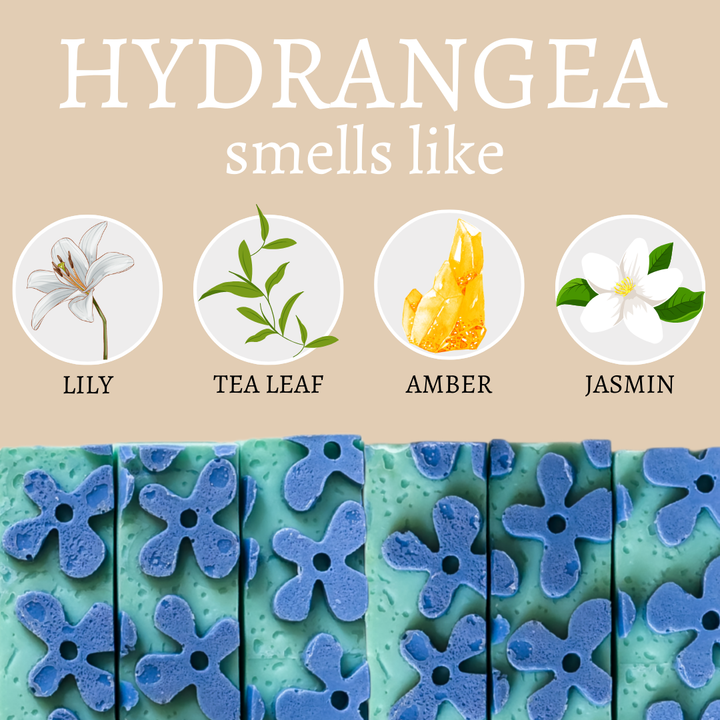 Hydrangea Handmade Soap Bar
