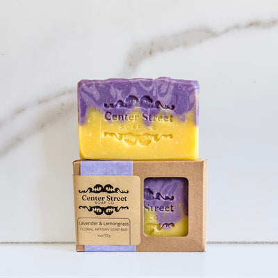 Center Street Soap Co. Lavender and Lemongrass Handcrafted Soap