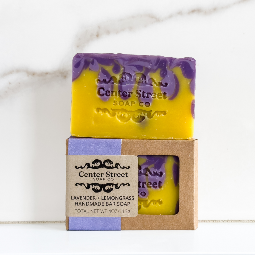 Lavender and Lemongrass Handmade Soap Bar