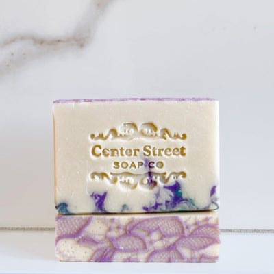 Center Street Soap Co. Lilac Handmade Soap Bar
