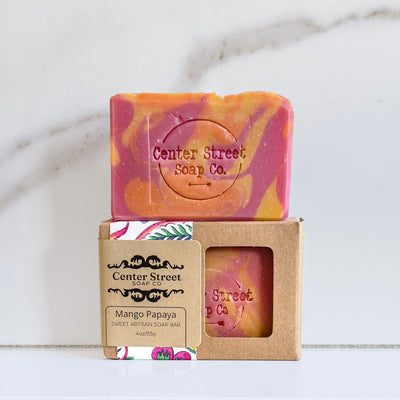 Center Street Soap Co. Mango Papaya Handcrafted Soap