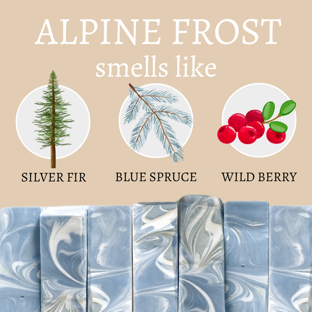 Alpine Frost Handmade Soap Bar Scent