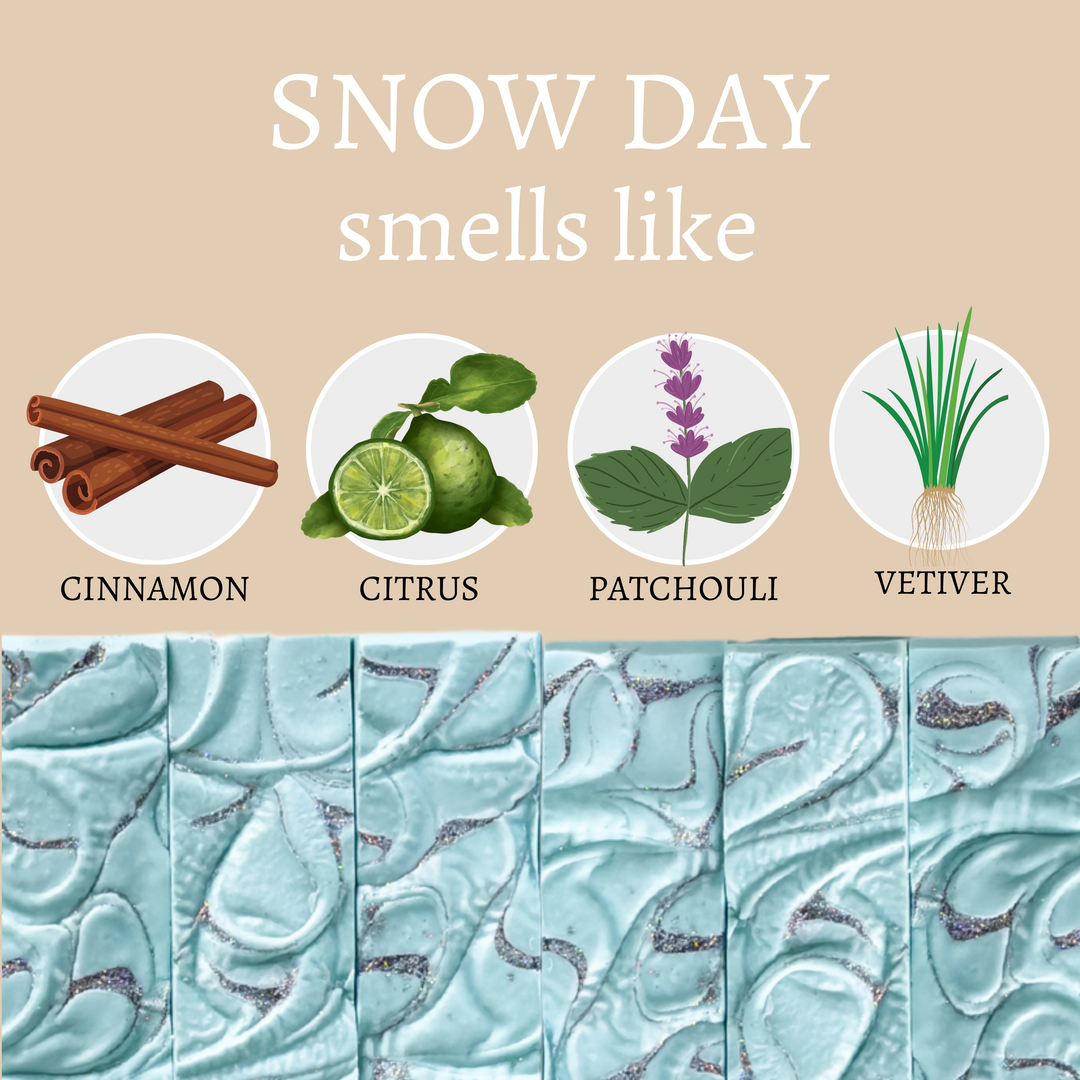 Snow Day Handmade Soap Bar
