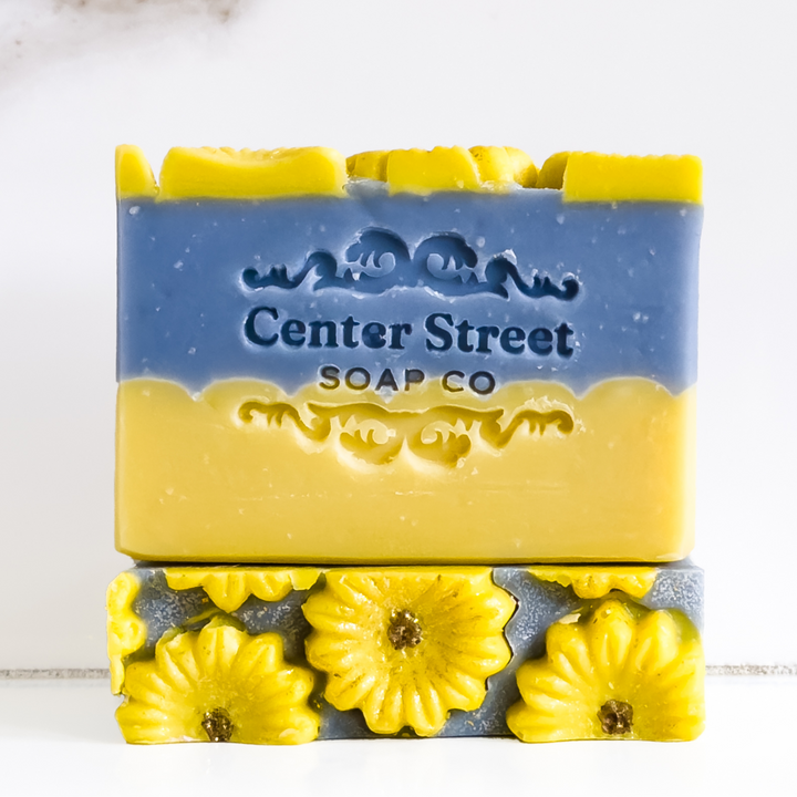 Sunflower Sandalwood Handmade Soap Bar