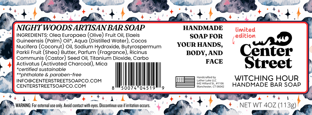 Witching Hour Handmade Soap Bar (4oz)