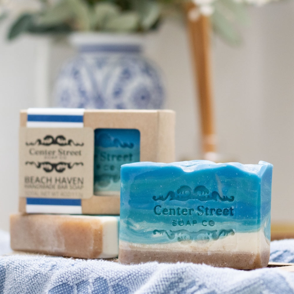 Center Street Soap Co. Beach Haven Handcrafted Soap Bar