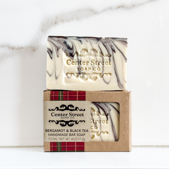 Bergamot and Black Tea  Handmade Soap Bar