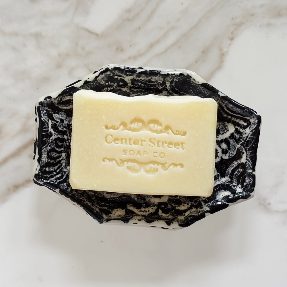 Vintage Lace Ceramic Soap Dish