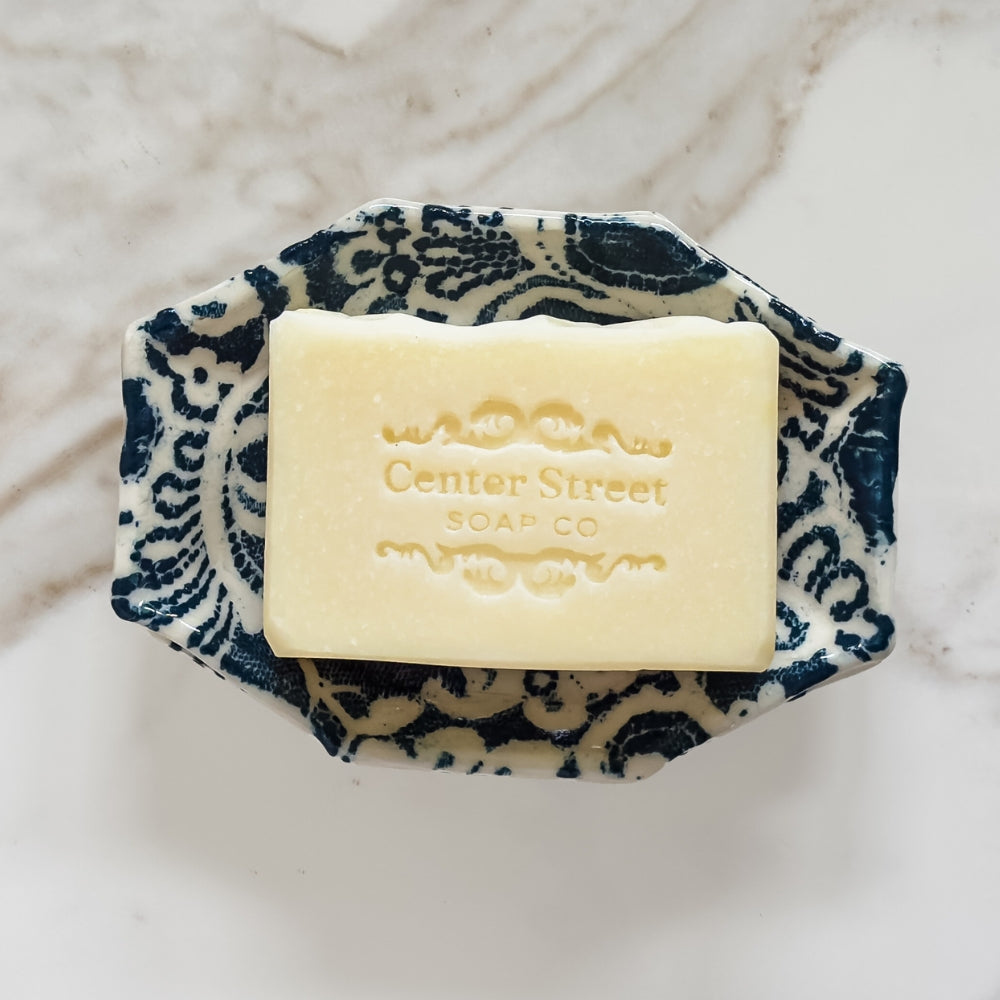 Vintage Lace Ceramic Soap Dish