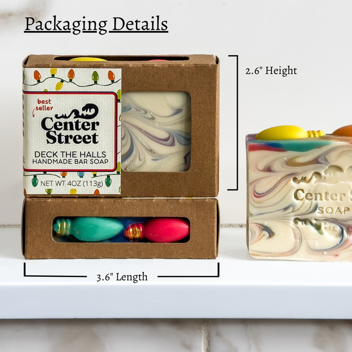 Deck The Halls Handmade Soap Bar (4oz)