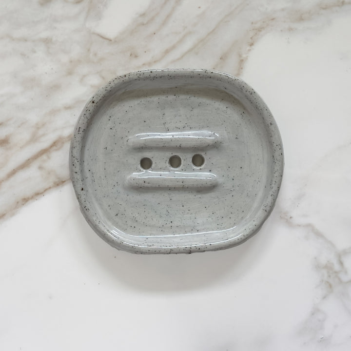 MODERN GRAY Ceramic Soap Dish