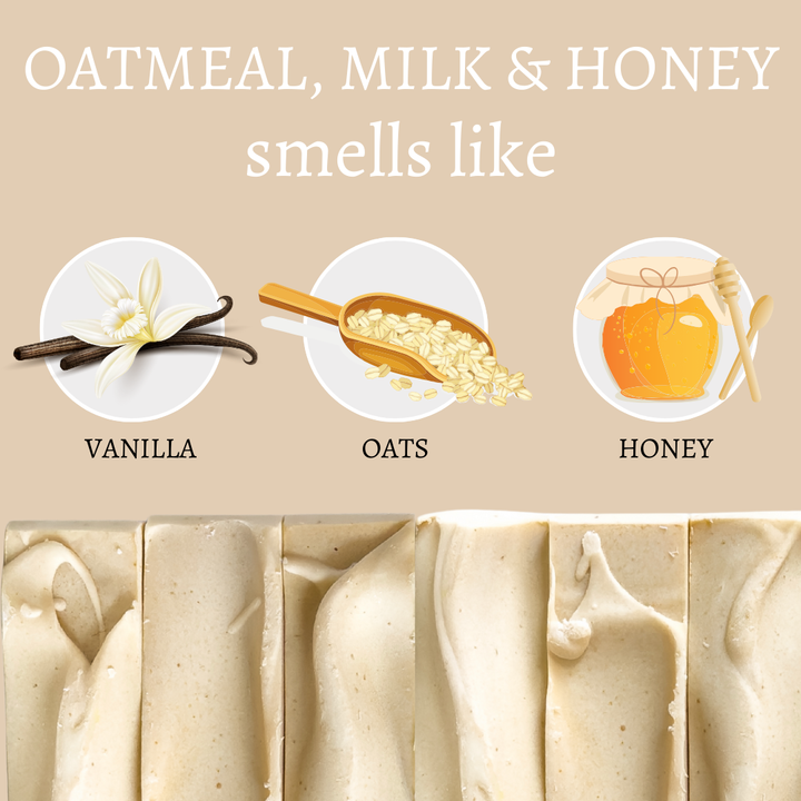 What Oatmeal, Milk & Honey Handmade Soap Bar Smells Like by Center Street Soap Co.