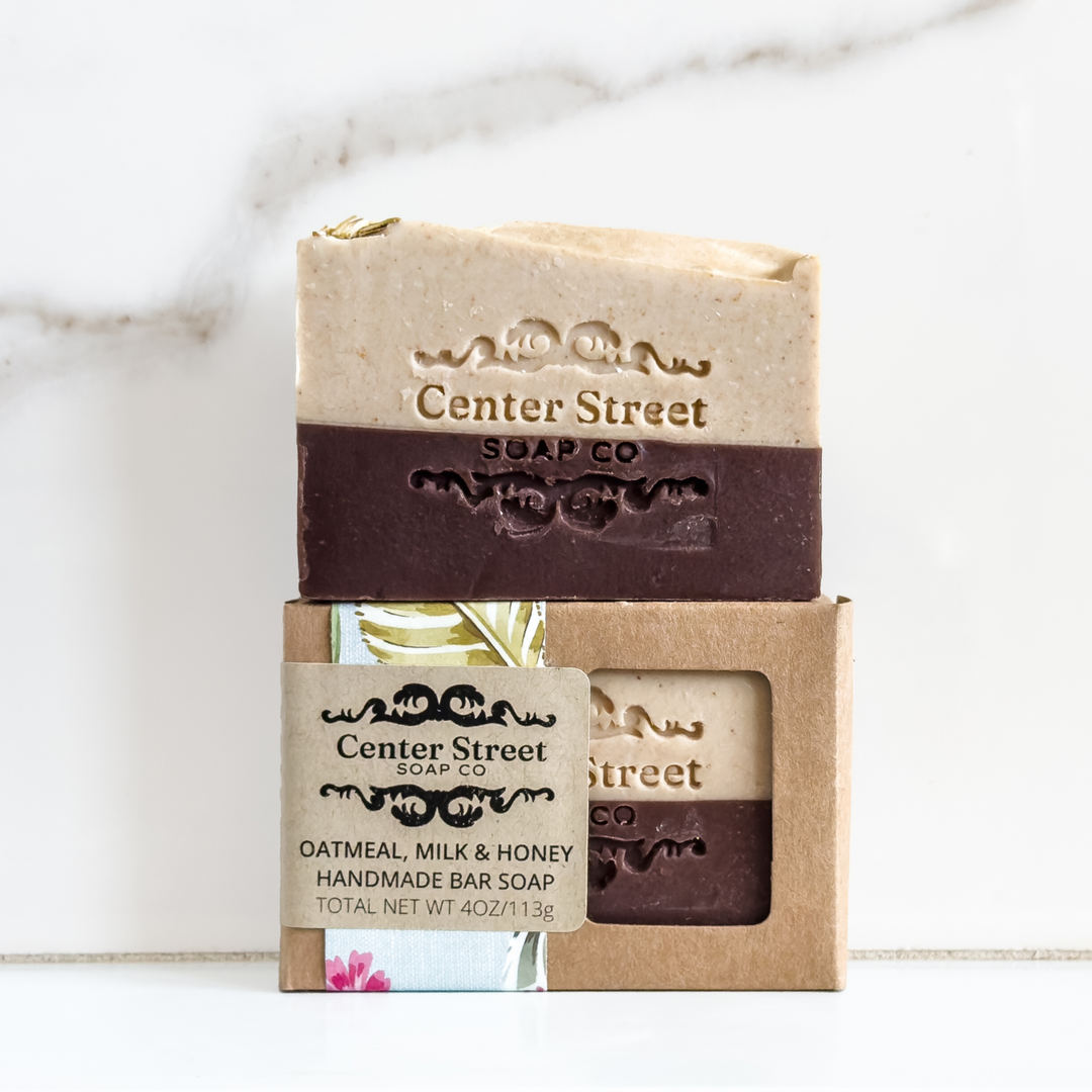 Oatmeal, Milk & Honey Handmade Soap Bar