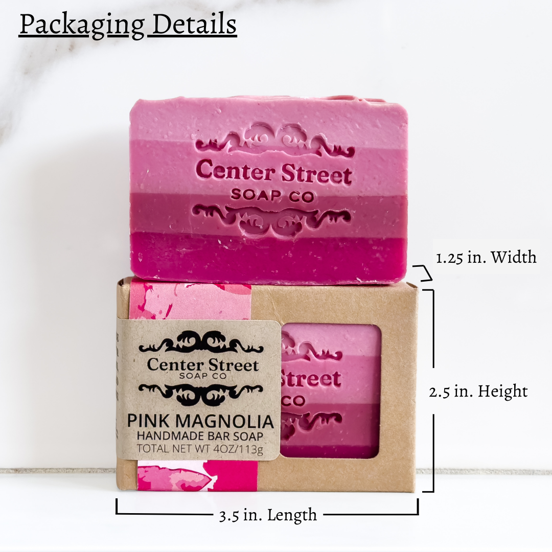 Pink Magnolia Handmade Soap Bar