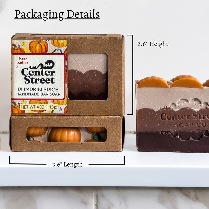 Pumpkin Spice Handmade Soap Bar (4oz)