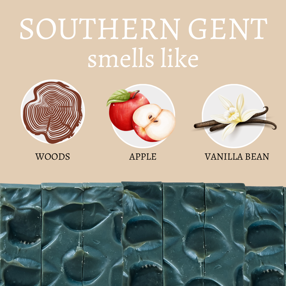 What Southern Gent Handmade Soap Bar Smells Like by Center Street Soap Co.