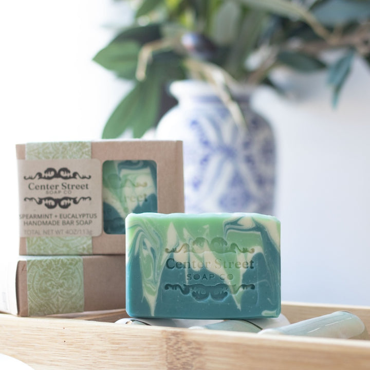 Spearmint Eucalyptus Handmade Soap Bar
