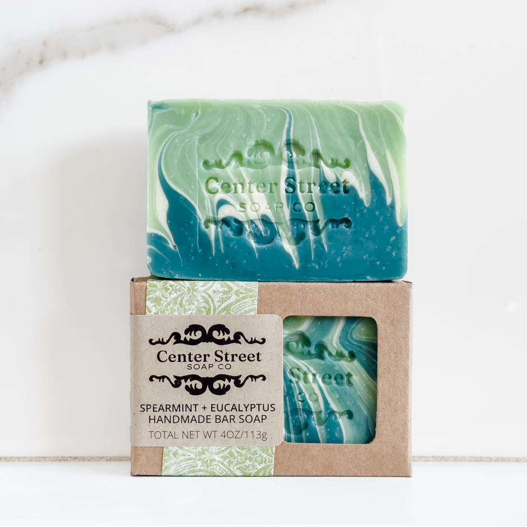 Spearmint Eucalyptus Handmade Soap Bar