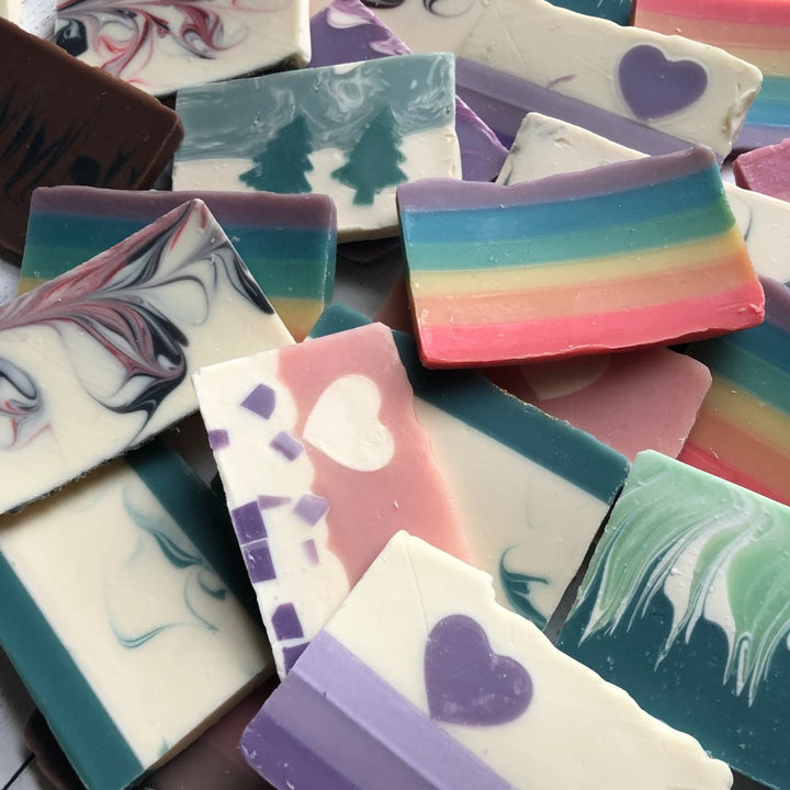 Handmade Soap Bar Travel Slices (4 Bundles)