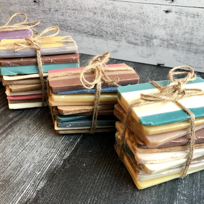 Center Street Soap Co. all natural handmade soap bar travel slices